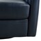 Armen Living Desi Contemporary Swivel Accent Chair in Black Genuine Leather LCDSCHBLK - alternate 7
